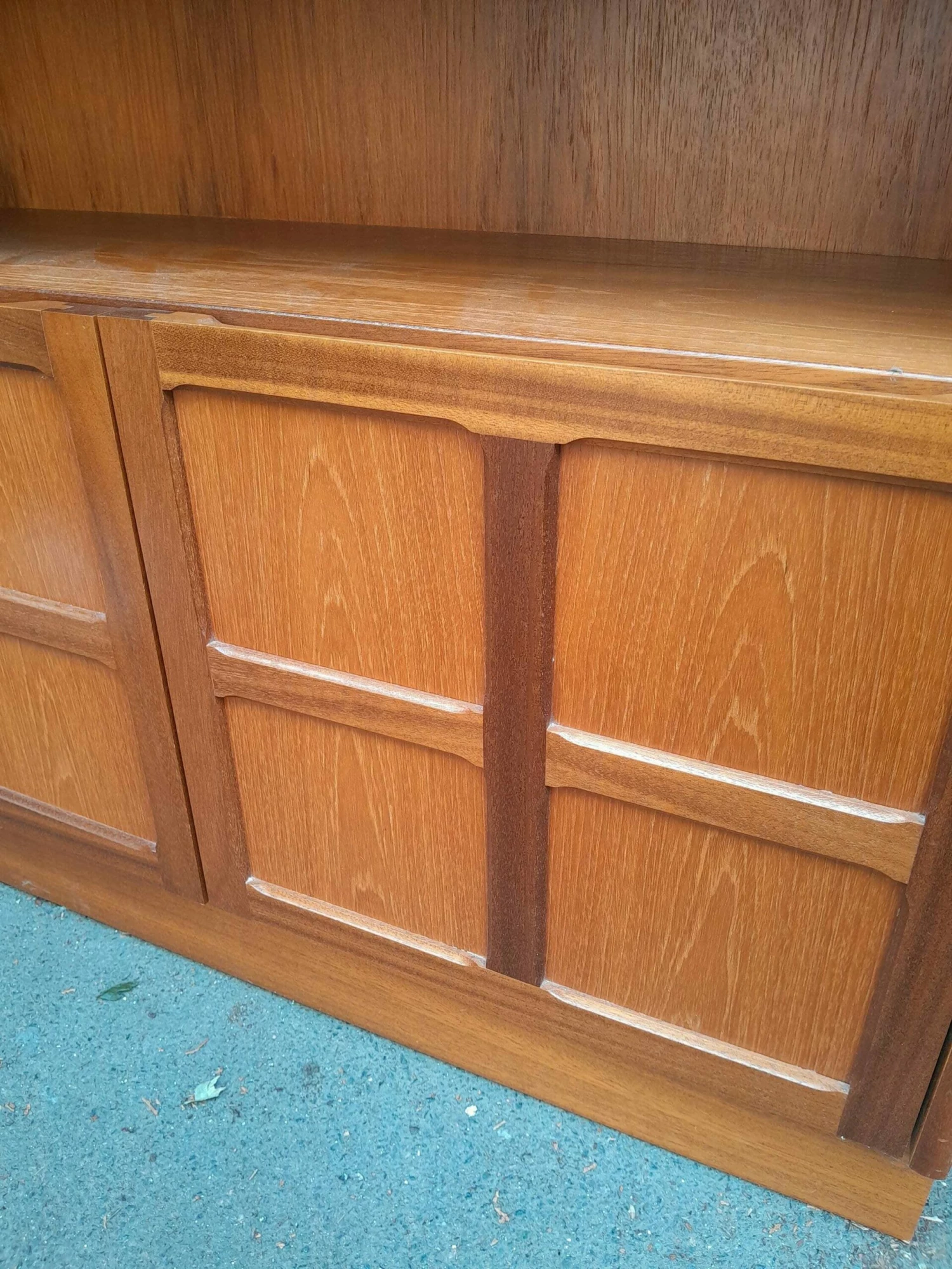 Retro Teak 1960s Nathan Squares Bookcase 4 Retro Teak 1960s Nathan Squares Bookcase - Image 4