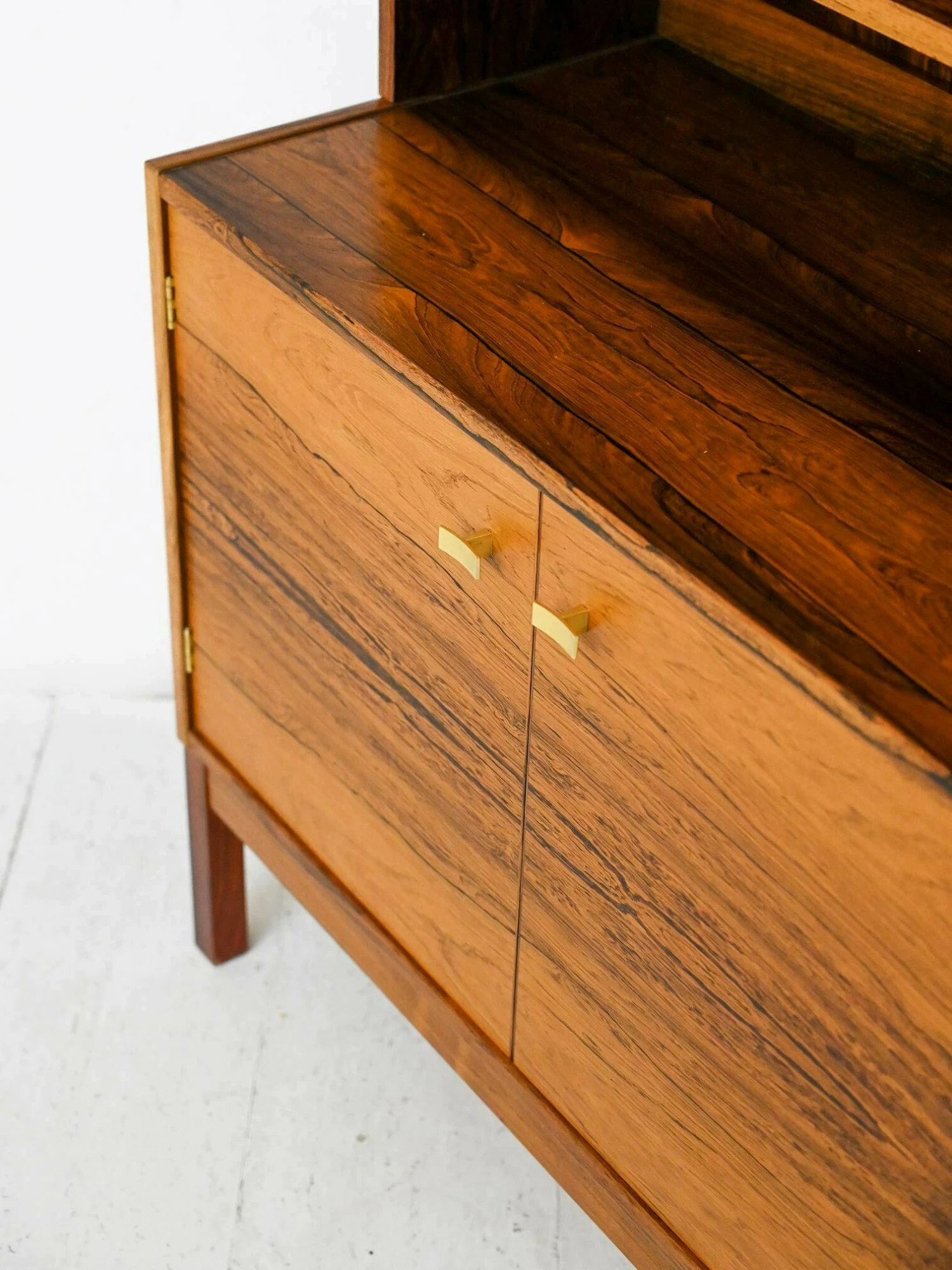 Unknown Rosewood Cabinet With Glass Cabinet 10 Unknown Rosewood Cabinet With Glass Cabinet - Image 10