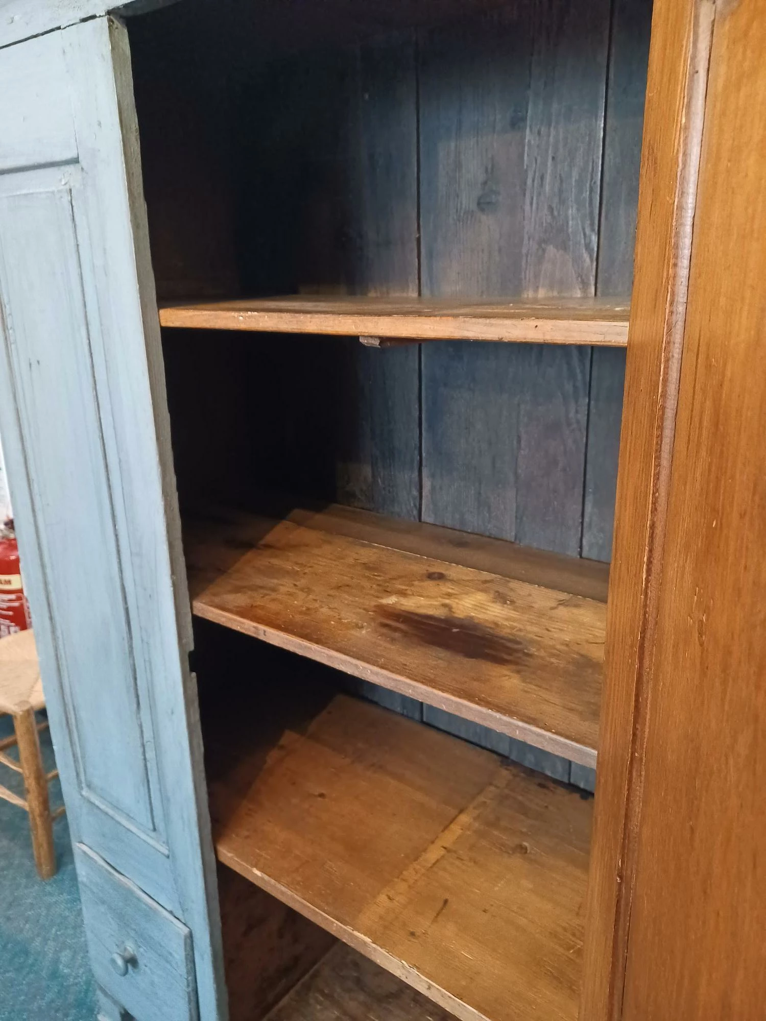 Rustic Painted French Cupboard 11 Rustic Painted French Cupboard - Image 11