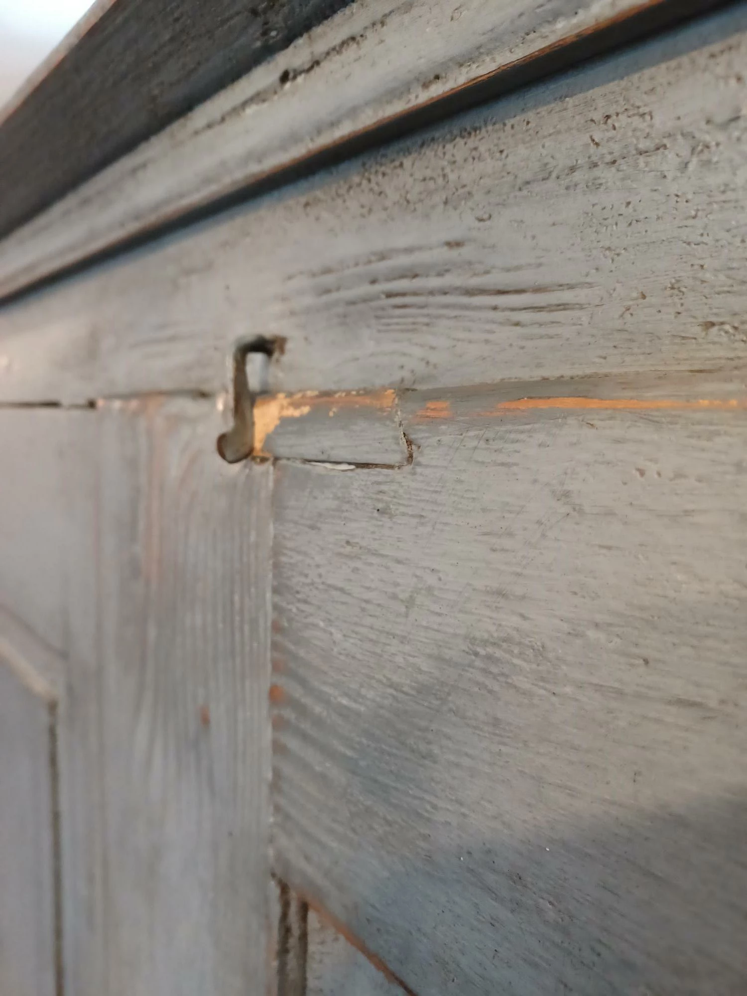 Rustic Painted French Cupboard 4 Rustic Painted French Cupboard - Image 4