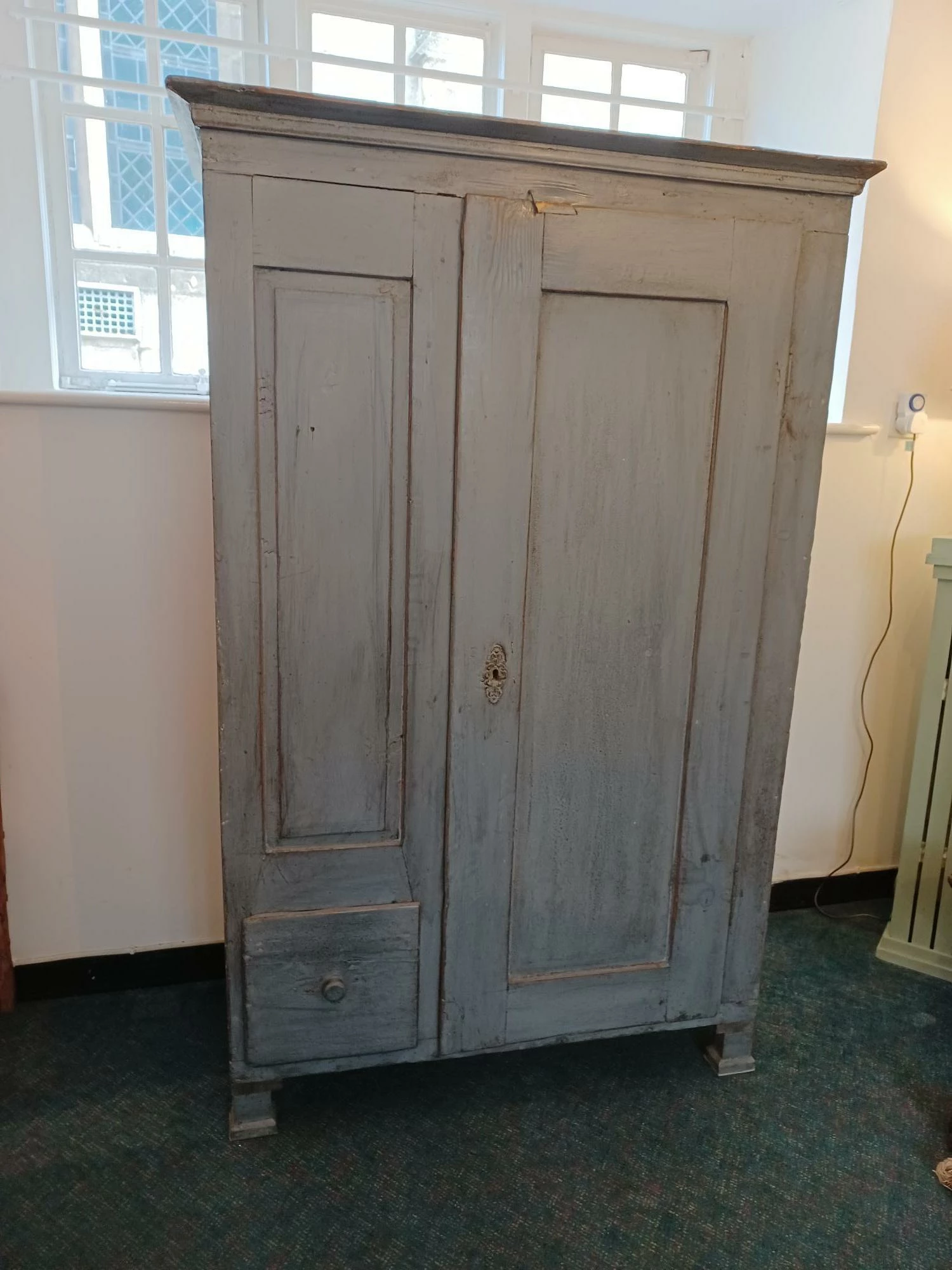 Rustic Painted French Cupboard 5 Rustic Painted French Cupboard - Image 5