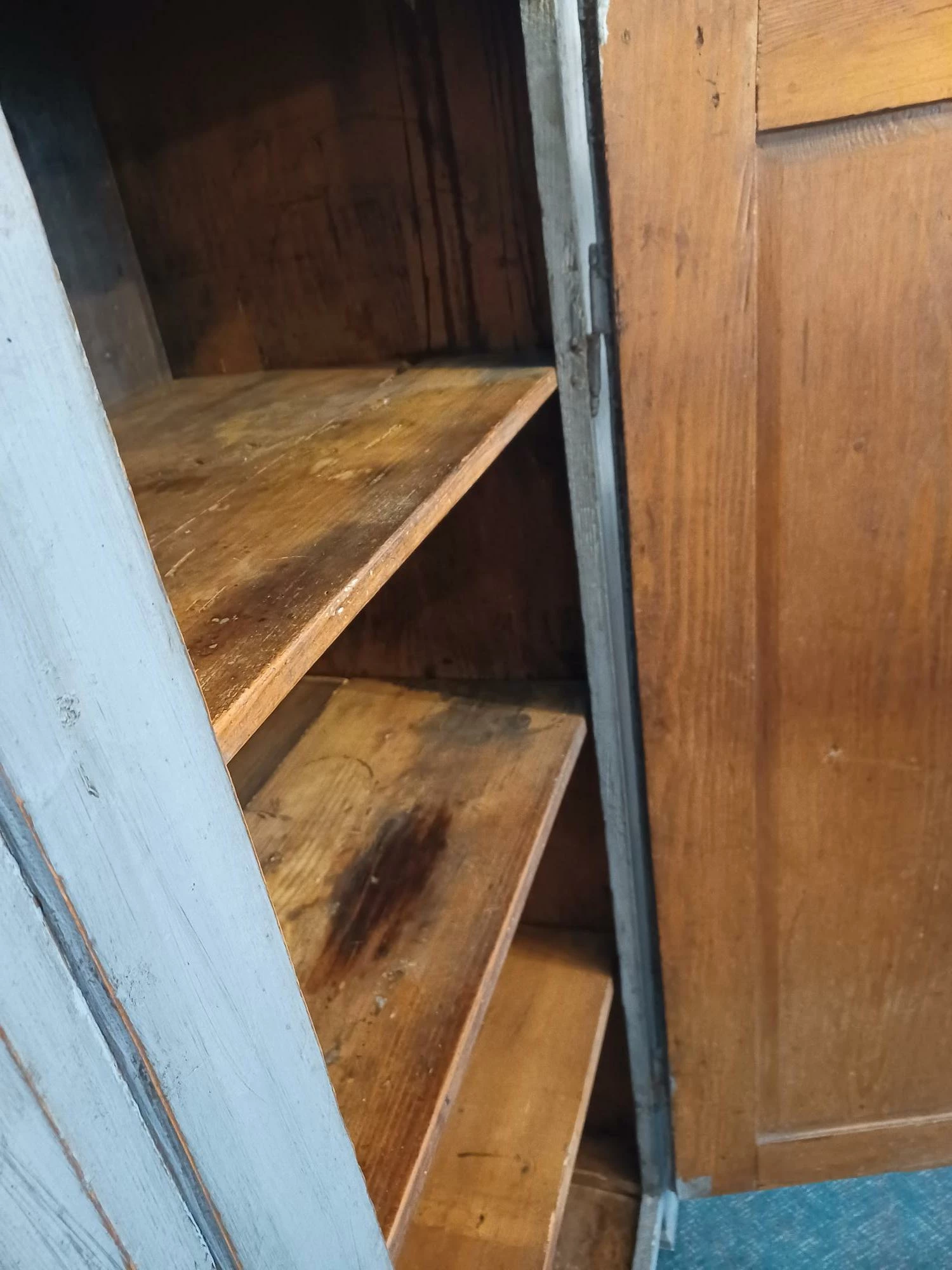 Rustic Painted French Cupboard 8 Rustic Painted French Cupboard - Image 8