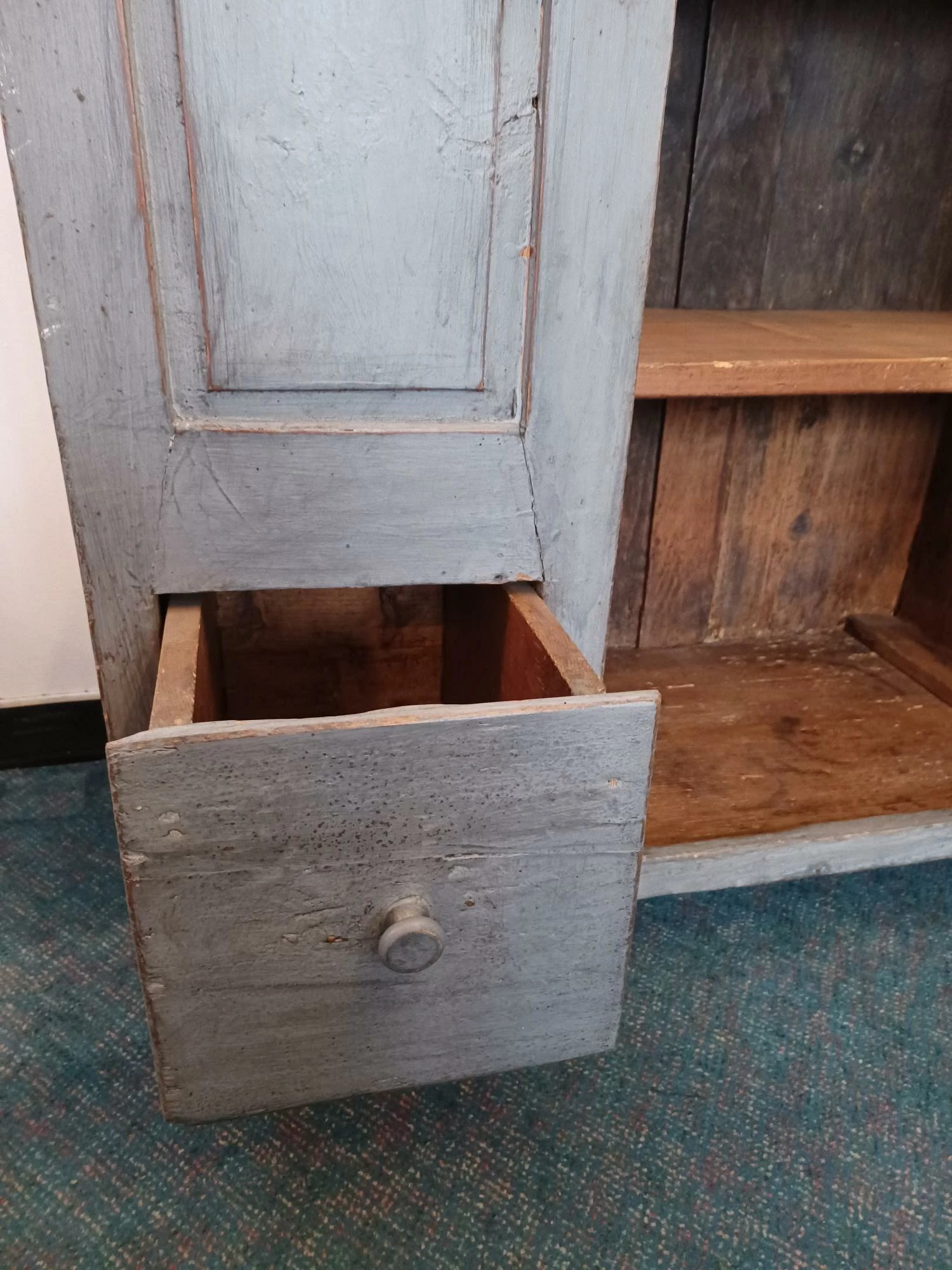 Rustic Painted French Cupboard 10 Rustic Painted French Cupboard - Image 10