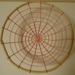 Unknown Rustic Vintage French Pink Wire And Bamboo Fruit Basket / Bathroom Basket / Funky Vintage Bowl -Storage Furniture Sales 2024 rustic vintage french pink wire and bamboo fruit basket bathroom basket funky vintage bowl sku29100403 0 8 scaled