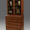 Satinwood Mahogany Secretaire Bookcase Chest Drawers Gillows Lancaster Georgian