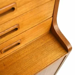 Scandinavian Bookcase With Folding Desk Original Teak Furniture From The 60s. -Storage Furniture Sales 2024 scandinavian bookcase with folding desk original teak furniture from the 60s sku61897213 0 10