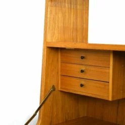 Scandinavian Bookcase With Folding Desk Original Teak Furniture From The 60s. -Storage Furniture Sales 2024 scandinavian bookcase with folding desk original teak furniture from the 60s sku61897213 0 9