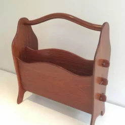 Scandinavian Teak Magazine Rack. Circa 1970 -Storage Furniture Sales 2024 scandinavian teak magazine rack circa 1970 0 6