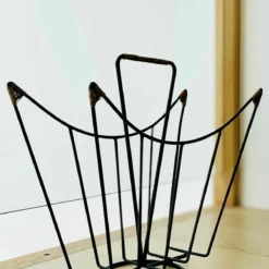 Sculptural Danish Mid Century Magazine Rack In Metal And Rattan, Laurids Lonborg 24 Sculptural Danish Mid Century Magazine Rack In Metal And Rattan, Laurids Lonborg -Storage Furniture Sales 2024 sculptural danish mid century magazine rack in metal and rattan laurids lonborg sku13556104 0 4