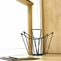 Sculptural Danish Mid Century Magazine Rack In Metal And Rattan, Laurids Lonborg 28 Sculptural Danish Mid Century Magazine Rack In Metal And Rattan, Laurids Lonborg -Storage Furniture Sales 2024 sculptural danish mid century magazine rack in metal and rattan laurids lonborg sku13556104 0 8