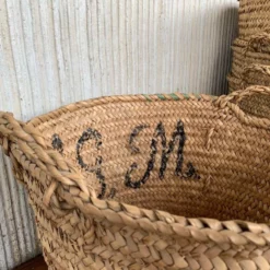 Set Of 10 Spanish Woven Wicker Olive Grape Harvest Basket -Storage Furniture Sales 2024 set of 10 spanish woven wicker olive grape harvest basket 0 12