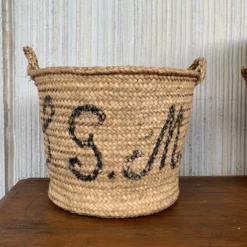 Set Of 10 Spanish Woven Wicker Olive Grape Harvest Basket -Storage Furniture Sales 2024 set of 10 spanish woven wicker olive grape harvest basket 0 5