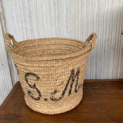 Set Of 10 Spanish Woven Wicker Olive Grape Harvest Basket -Storage Furniture Sales 2024 set of 10 spanish woven wicker olive grape harvest basket 0 6