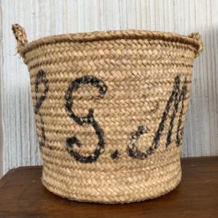 Set Of 10 Spanish Woven Wicker Olive Grape Harvest Basket -Storage Furniture Sales 2024 set of 10 spanish woven wicker olive grape harvest basket 0 7