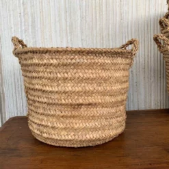 Set Of 10 Spanish Woven Wicker Olive Grape Harvest Basket -Storage Furniture Sales 2024 set of 10 spanish woven wicker olive grape harvest basket 0 9