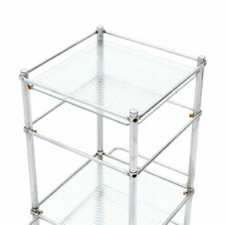 Shelf With Three Shelves In Wired Glass, 70s -Storage Furniture Sales 2024 shelf with three shelves in wired glass 70s sku46409996 0 12