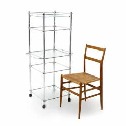 Shelf With Three Shelves In Wired Glass, 70s -Storage Furniture Sales 2024 shelf with three shelves in wired glass 70s sku46409996 0 2