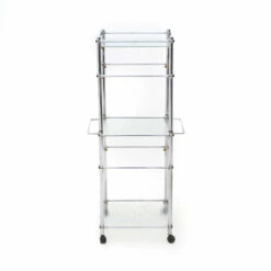 Shelf With Three Shelves In Wired Glass, 70s -Storage Furniture Sales 2024 shelf with three shelves in wired glass 70s sku46409996 0 3