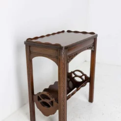 Side Table Hall Or Console Table With Magazine Rack Asian, C. 1950 -Storage Furniture Sales 2024 side table hall or console table with magazine rack asian c 1950 sku77707788 0 3