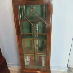 Slim Size Walnut Bookcase, 1920s