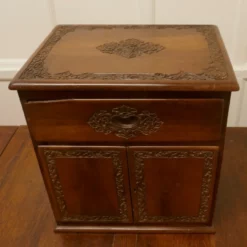 Unknown Small Carved Cupboard With Drawer -Storage Furniture Sales 2024 small carved cupboard with drawer sku87070654 0 1