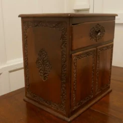 Unknown Small Carved Cupboard With Drawer -Storage Furniture Sales 2024 small carved cupboard with drawer sku87070654 0 2