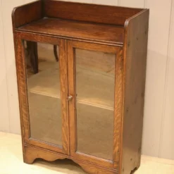 Unknown Small Oak Glazed Bookcase -Storage Furniture Sales 2024 small oak glazed bookcase sku58439387 0 6