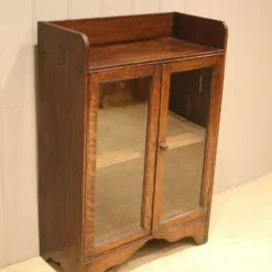 Unknown Small Oak Glazed Bookcase -Storage Furniture Sales 2024 small oak glazed bookcase sku58439387 0 7