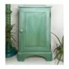 Small Pine Ducal Cupboard, Green
