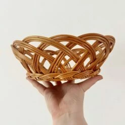 Small Vintage Wicker Basket, Vintage Woven Basket, Round Vintage Basket 12 Small Vintage Wicker Basket, Vintage Woven Basket, Round Vintage Basket -Storage Furniture Sales 2024 small vintage wicker basket vintage woven basket round vintage basket sku19813135 0 5