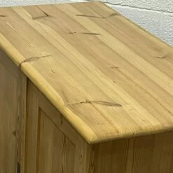 Unknown Small Waxed Antique Pine Cupboard With 2 Internal Drawers -Storage Furniture Sales 2024 small waxed antique pine cupboard with 2 internal drawers sku19204707 0 3