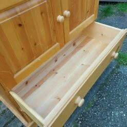 Unknown Solid Pine 2 Drawer & Double Door Storage Cupboard For Upcycling -Storage Furniture Sales 2024 solid pine 2 drawer double door storage cupboard for upcycling sku59751019 0 2