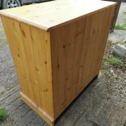 Unknown Solid Pine 2 Drawer & Double Door Storage Cupboard For Upcycling -Storage Furniture Sales 2024 solid pine 2 drawer double door storage cupboard for upcycling sku59751019 0 7