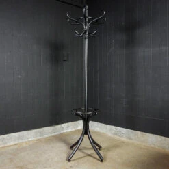 Unknown Standing Coat Rack – Thonet Style – Black