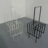 Steel Magazine Or Record Racks, 1960s, Set Of 2