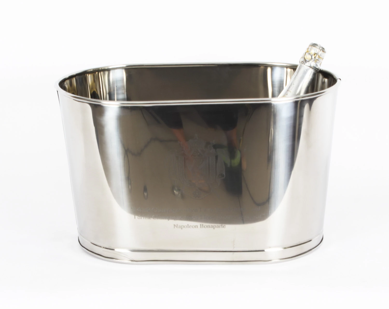 Stunning 4 Bottle Silver Plated Wine Cooler Ice Bucket 2 Stunning 4 Bottle Silver Plated Wine Cooler Ice Bucket - Image 2