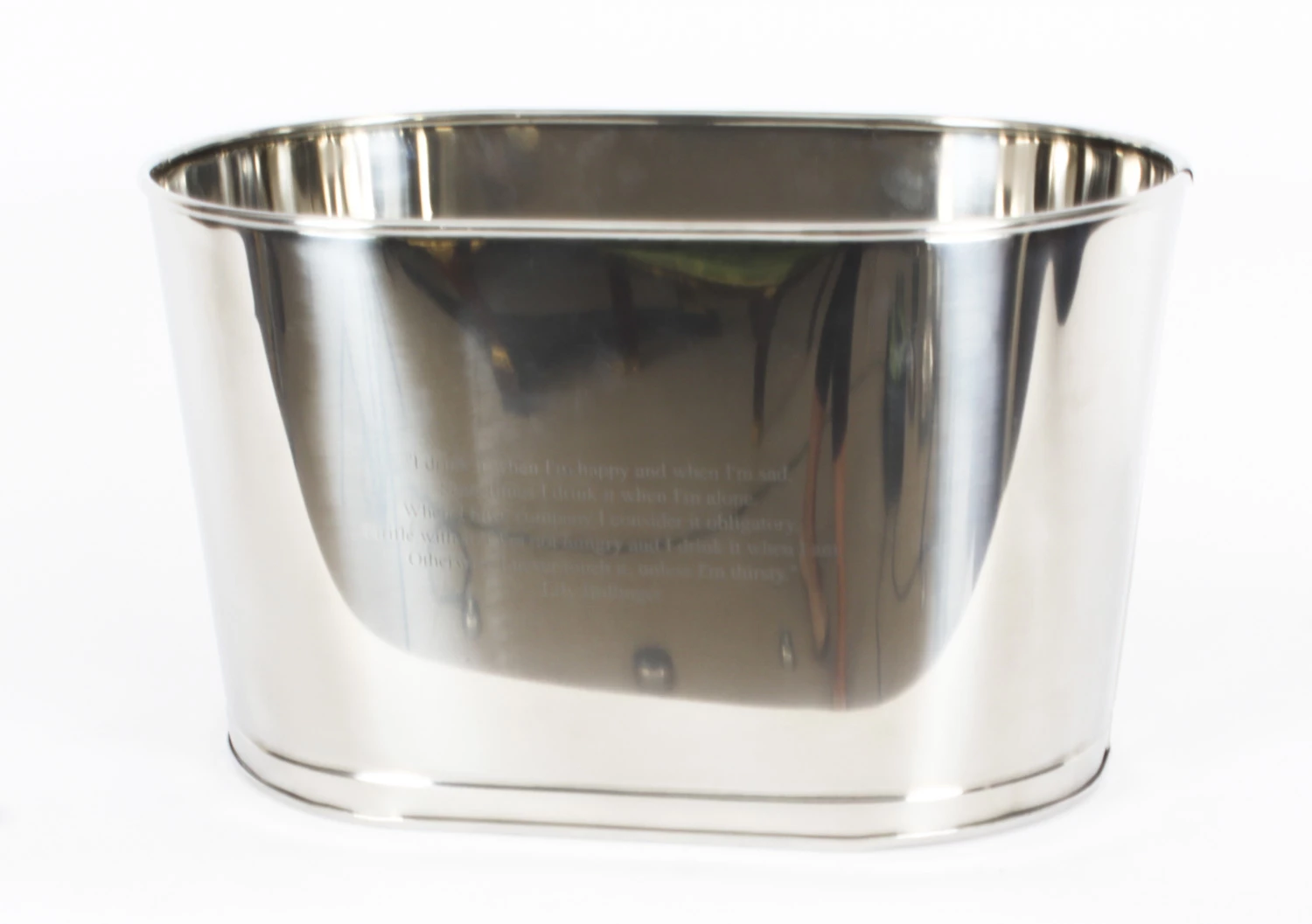 Stunning 4 Bottle Silver Plated Wine Cooler Ice Bucket 6 Stunning 4 Bottle Silver Plated Wine Cooler Ice Bucket - Image 6