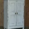 Unknown Stunning Antique Hungarian Hand Painted Housekeepers Linen Cupboard / Wardrobe