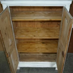 Unknown Stunning Antique Hungarian Hand Painted Housekeepers Linen Cupboard / Wardrobe -Storage Furniture Sales 2024 stunning antique hungarian hand painted housekeepers linen cupboard wardrobe 0 9