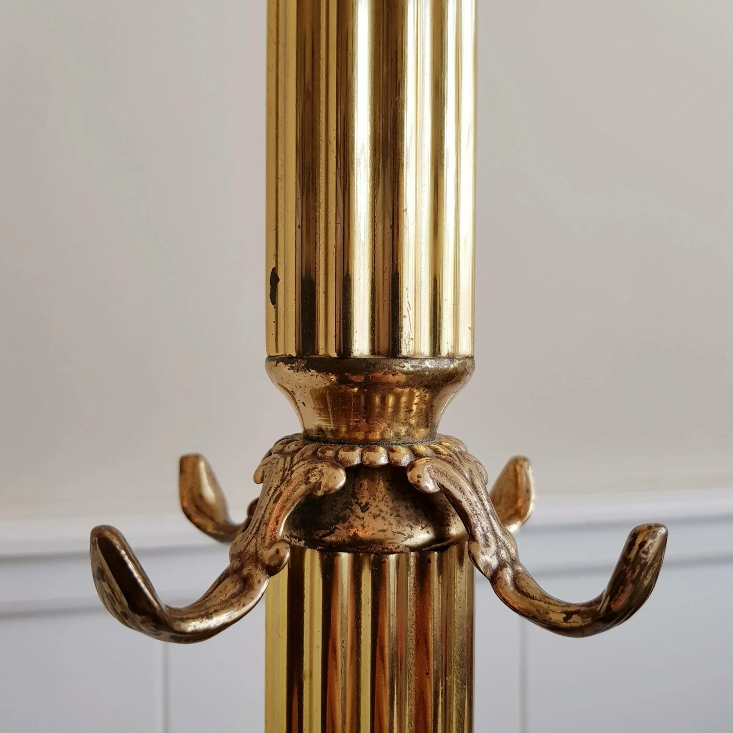 Unknown Stunning Brevettato Standing Coat Rack, Hall Tree, Entryway Stand Rack, Made In Italy, Hollywood Regency Style, Midcentury 4 Unknown Stunning Brevettato Standing Coat Rack, Hall Tree, Entryway Stand Rack, Made In Italy, Hollywood Regency Style, Midcentury - Image 4