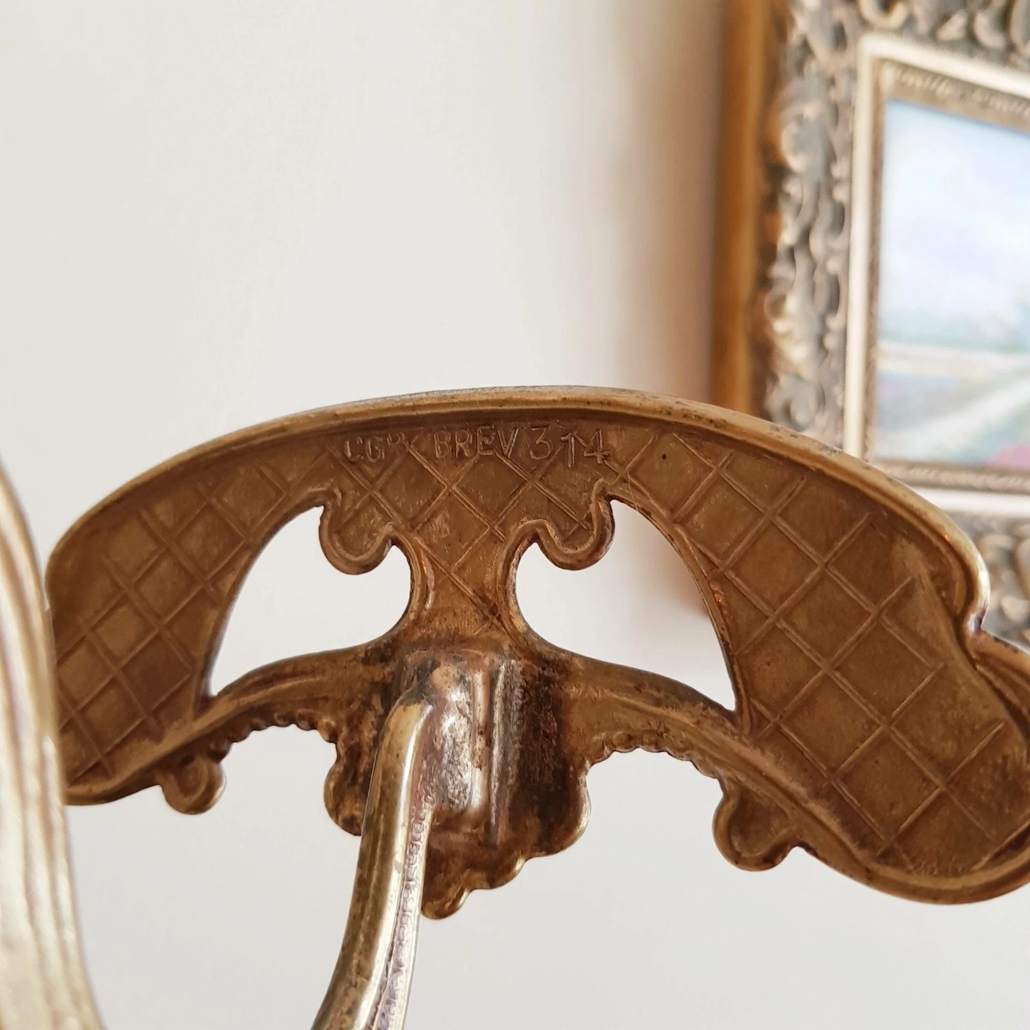 Unknown Stunning Brevettato Standing Coat Rack, Hall Tree, Entryway Stand Rack, Made In Italy, Hollywood Regency Style, Midcentury 7 Unknown Stunning Brevettato Standing Coat Rack, Hall Tree, Entryway Stand Rack, Made In Italy, Hollywood Regency Style, Midcentury - Image 7