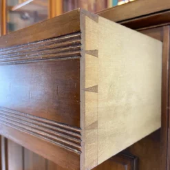 Unknown Stunning Condition Antique Glazed Bookcase Vintage Wall Unit Display Cabinet -Storage Furniture Sales 2024 stunning condition antique glazed bookcase vintage wall unit display cabinet sku73087602 0 9