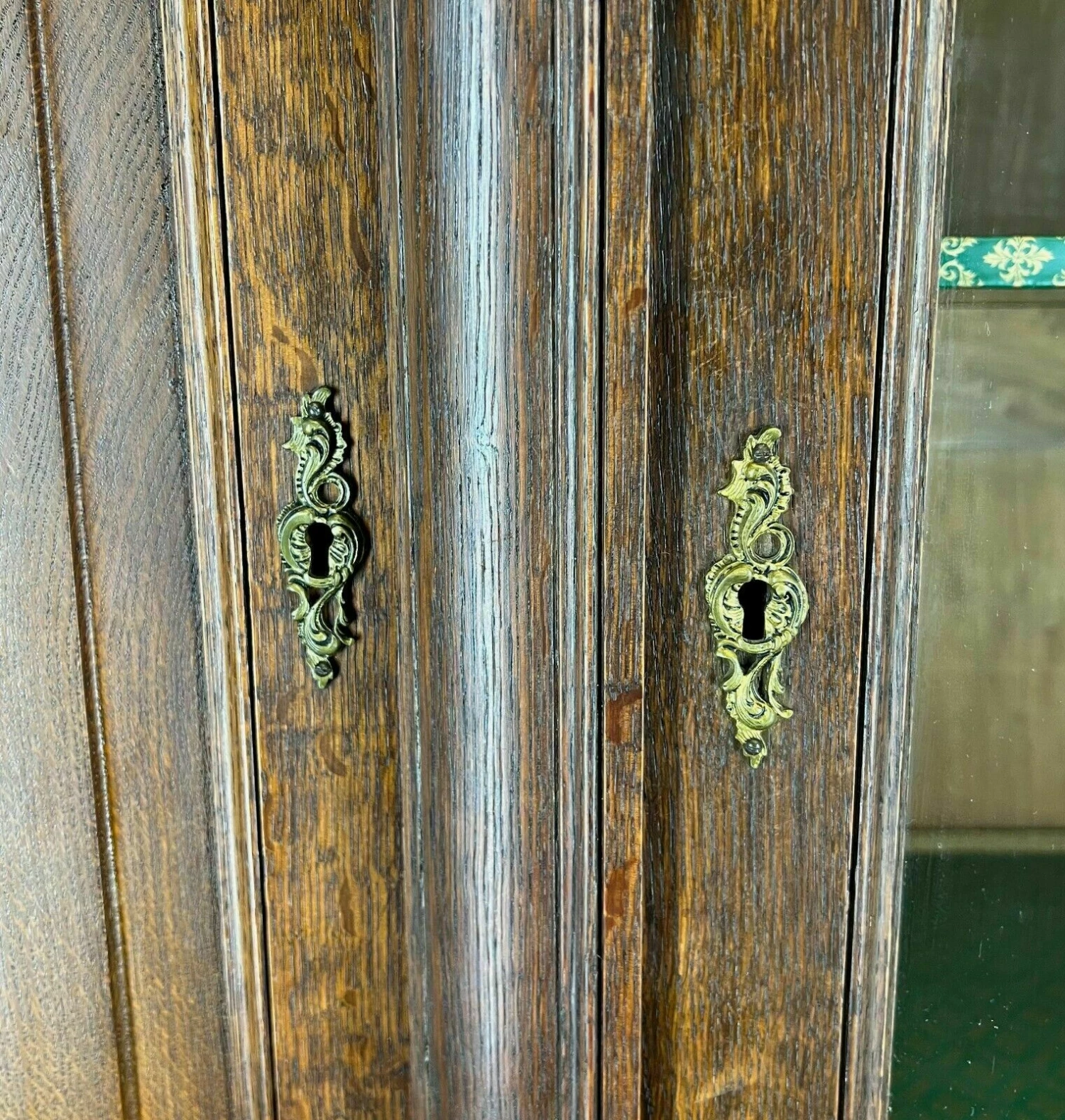 Unknown Stunning French Antique 3 Door Bookcase 5 Unknown Stunning French Antique 3 Door Bookcase - Image 5