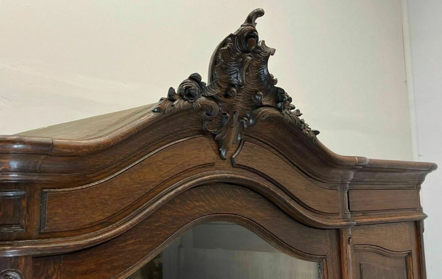 Unknown Stunning French Antique 3 Door Bookcase 8 Unknown Stunning French Antique 3 Door Bookcase - Image 8