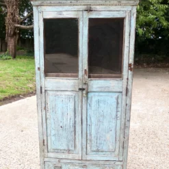 Unknown Stunning Large Blue Antique Double Fronted Cupboard With Drawers 11 Unknown Stunning Large Blue Antique Double Fronted Cupboard With Drawers -Storage Furniture Sales 2024 stunning large antique cupboard 1920s 0 4 scaled