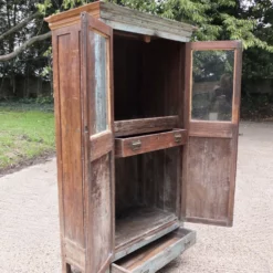 Unknown Stunning Large Blue Antique Double Fronted Cupboard With Drawers 12 Unknown Stunning Large Blue Antique Double Fronted Cupboard With Drawers -Storage Furniture Sales 2024 stunning large antique cupboard 1920s 0 5 scaled