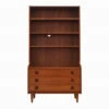 Unknown Teak Bookcase, Danish Design, 1960s, Production: Denmark