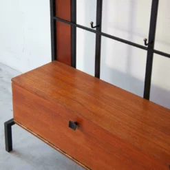 Teak Hall Coat Rack With Storage And Mirror 1960s Belgium 13 Teak Hall Coat Rack With Storage And Mirror 1960s Belgium -Storage Furniture Sales 2024 teak hall coat rack with storage and mirror 1960s belgium sku79174008 0 3