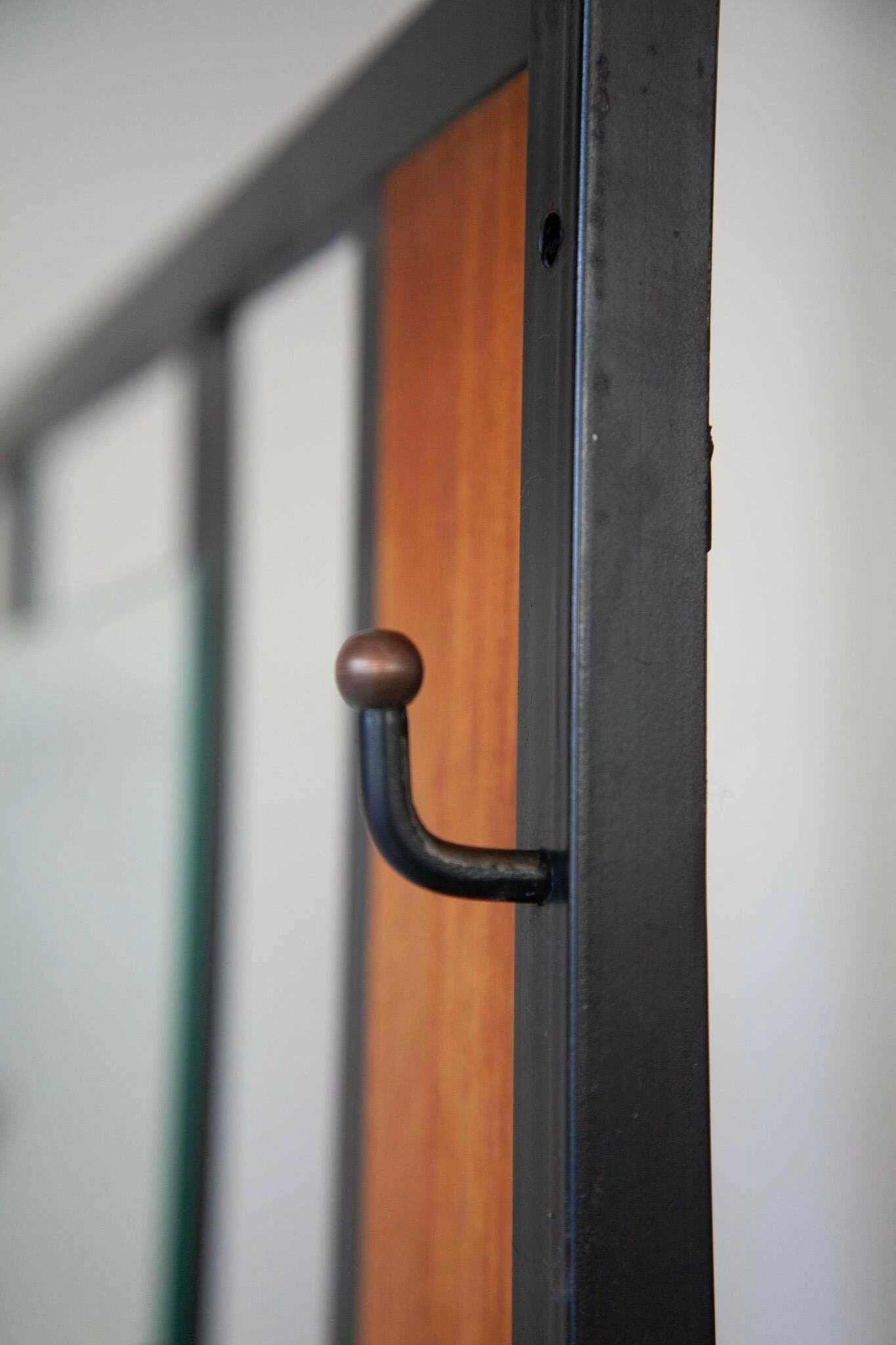 Teak Hall Coat Rack With Storage And Mirror 1960s Belgium 7 Teak Hall Coat Rack With Storage And Mirror 1960s Belgium - Image 7