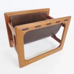 Teak Magazine Rack By Aksel Kjersgaard For Salin Mobler -Storage Furniture Sales 2024 teak magazine rack by aksel kjersgaard for salin mobler 0 2 scaled
